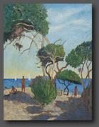 Antibes. Les Pins Parasol 60x80cm